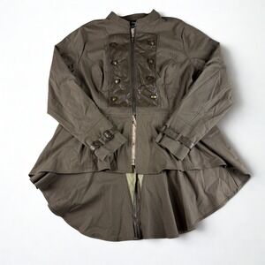 Disney Womens Pirate Peter Pan Jack Sparrow Jacket Size‎ 2 Cosplay Costume Rare